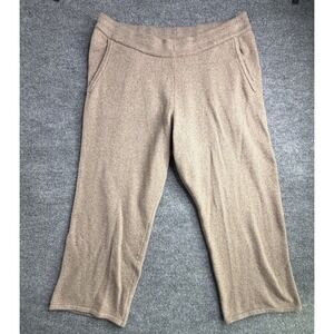 Old Navy Women's XL Petite Tan Cozy Knit Lounge Sweater Pants Comfort Soft